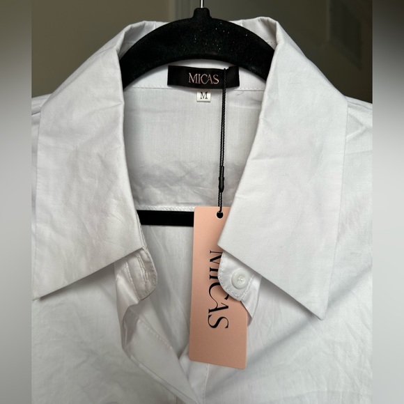 Micas Long Sleeve Smocked Waist Shirt - Picture 2 of 5